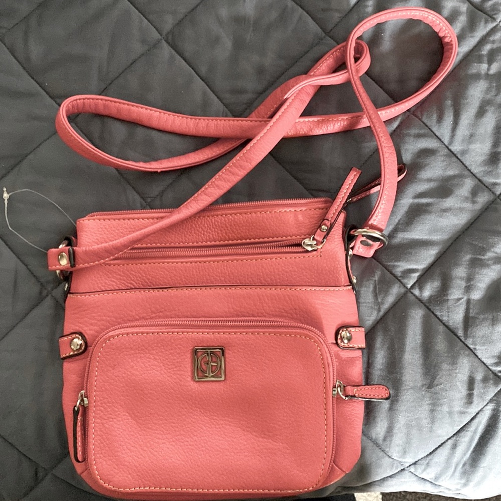 Giani Bernini pink crossbody purse